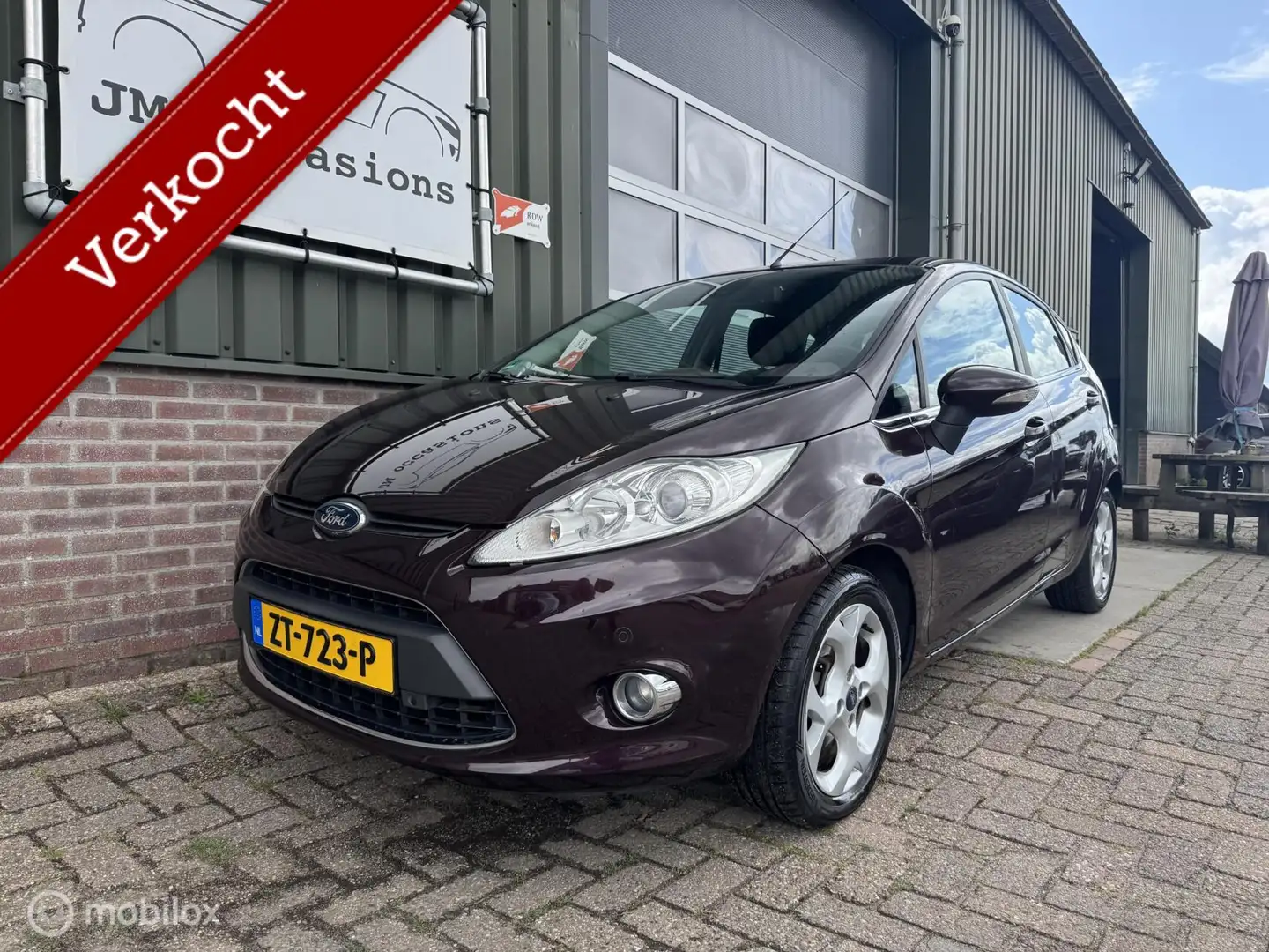 Ford Fiesta 1.4 Ghia|Airco|PDC|Stoel vw|Lm velgen|APK 3-2026 Paars - 2