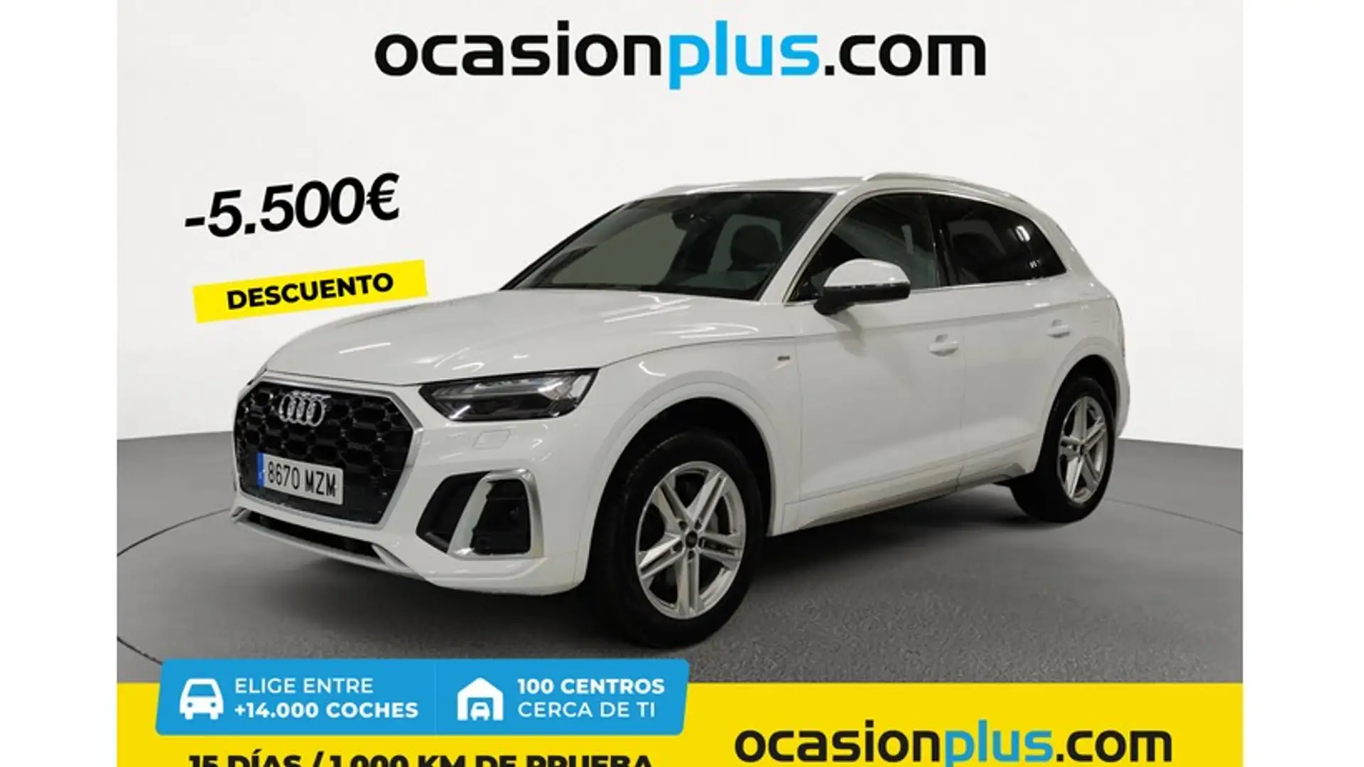 Audi Q5 50 TFSIe S line quattro-ultra S tronic Blanco - 1