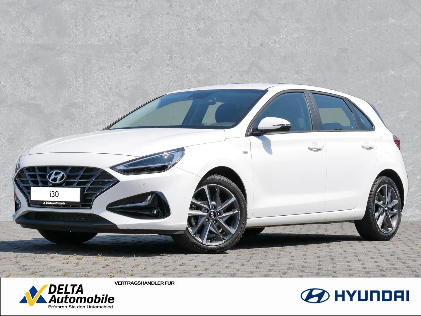 Hyundai i30 1.0 TGDI Trend Navi Voll-LED Kamera Carplay Weiß - 1
