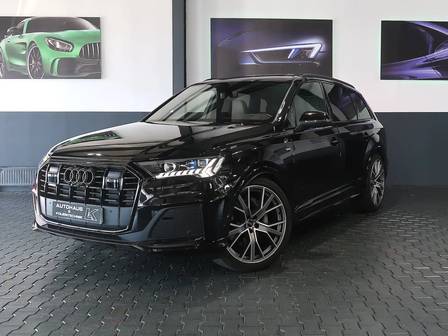 Audi Q7 50 TDI Q S LINE*7 SITZ*ALLRADLKG*STDHZG*LASER Schwarz - 1