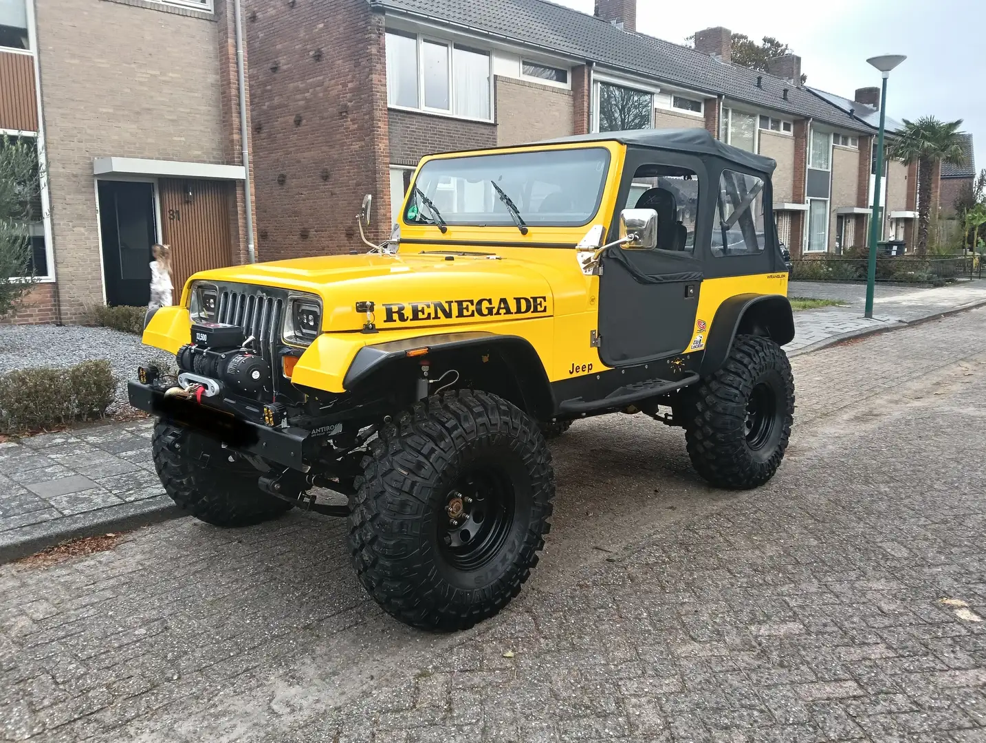 Jeep Wrangler 4.0 high output offroad, sperren 37s Geel - 2