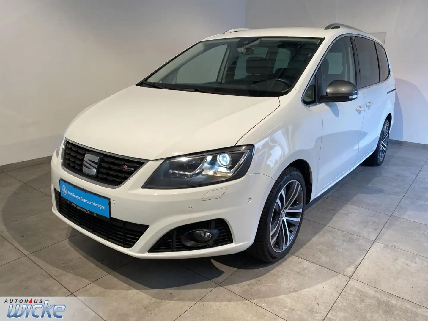 SEAT Alhambra 1.4 TSI DSG FR-Line NAVI KLIMA ACC KEYLES Weiß - 2