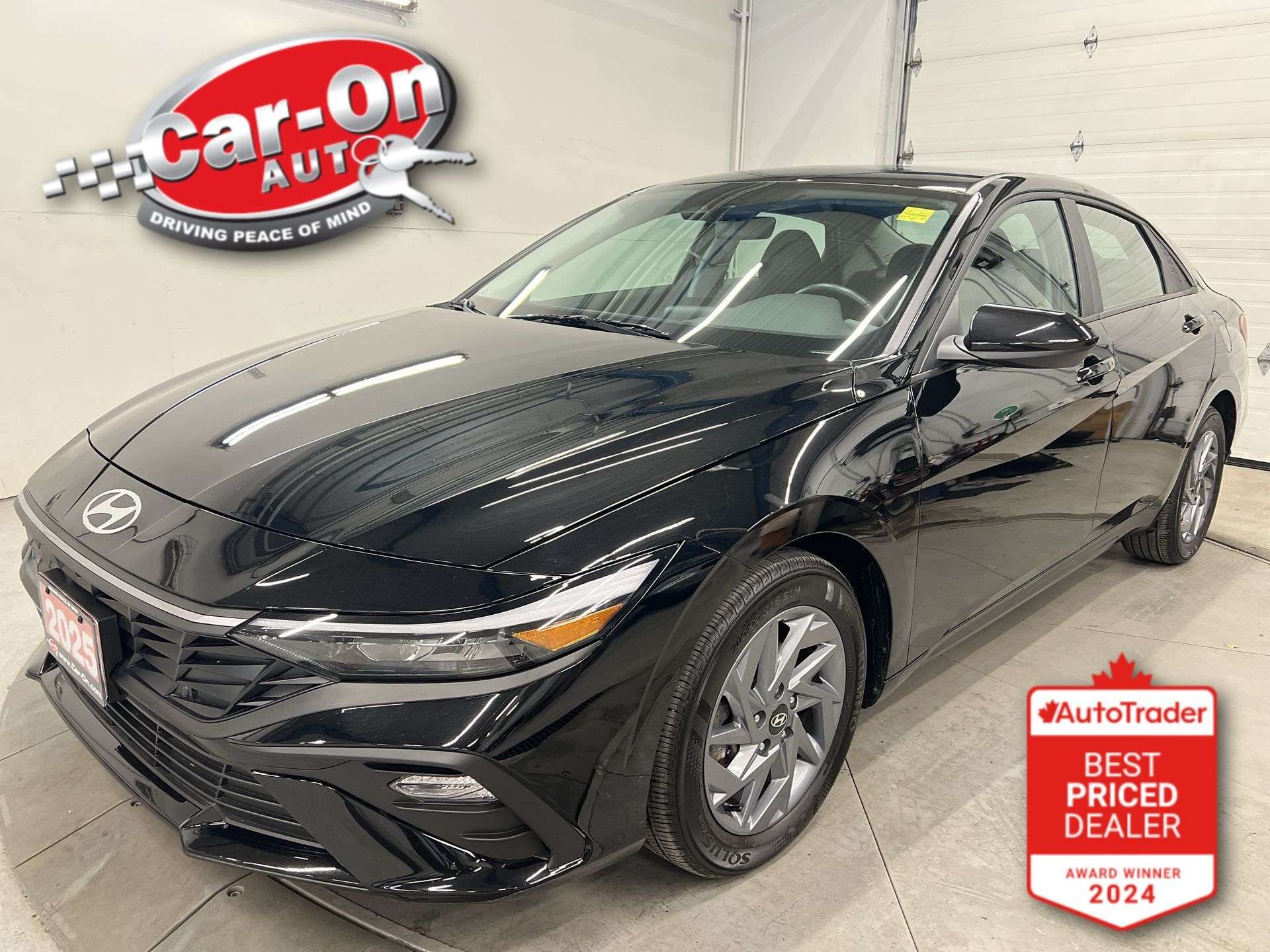 Black 2025 Hyundai Elantra Sedan  Automatic