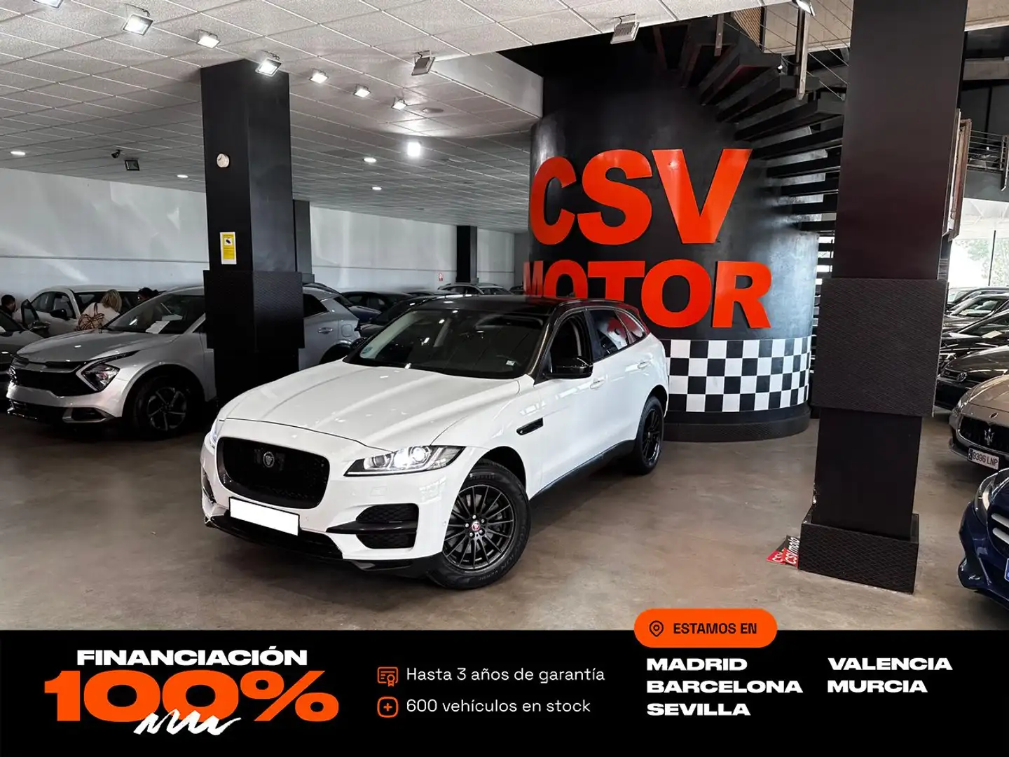 Jaguar F-Pace 3.0TDV6 R-Sport Aut. AWD Blanco - 1