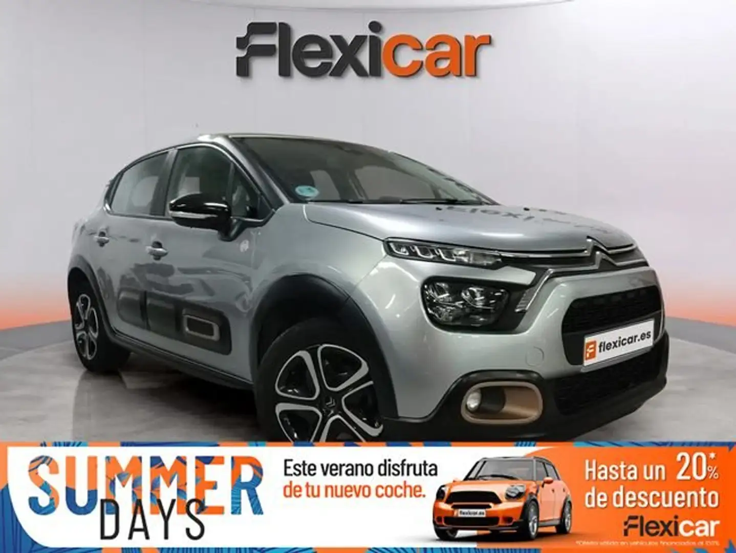 Citroen C3 PureTech+60KW+%2883CV%29+C-Series Grijs - 1