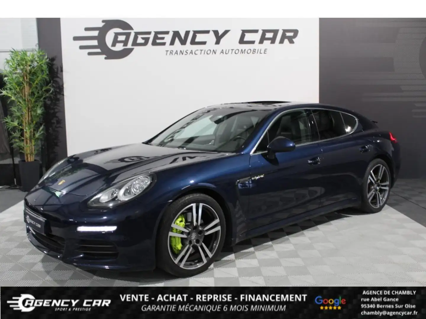 Porsche Panamera S E-Hybrid 3.0i V6 - 416 CH - BVA Tiptronic S - BOSE - TO Bleu - 1