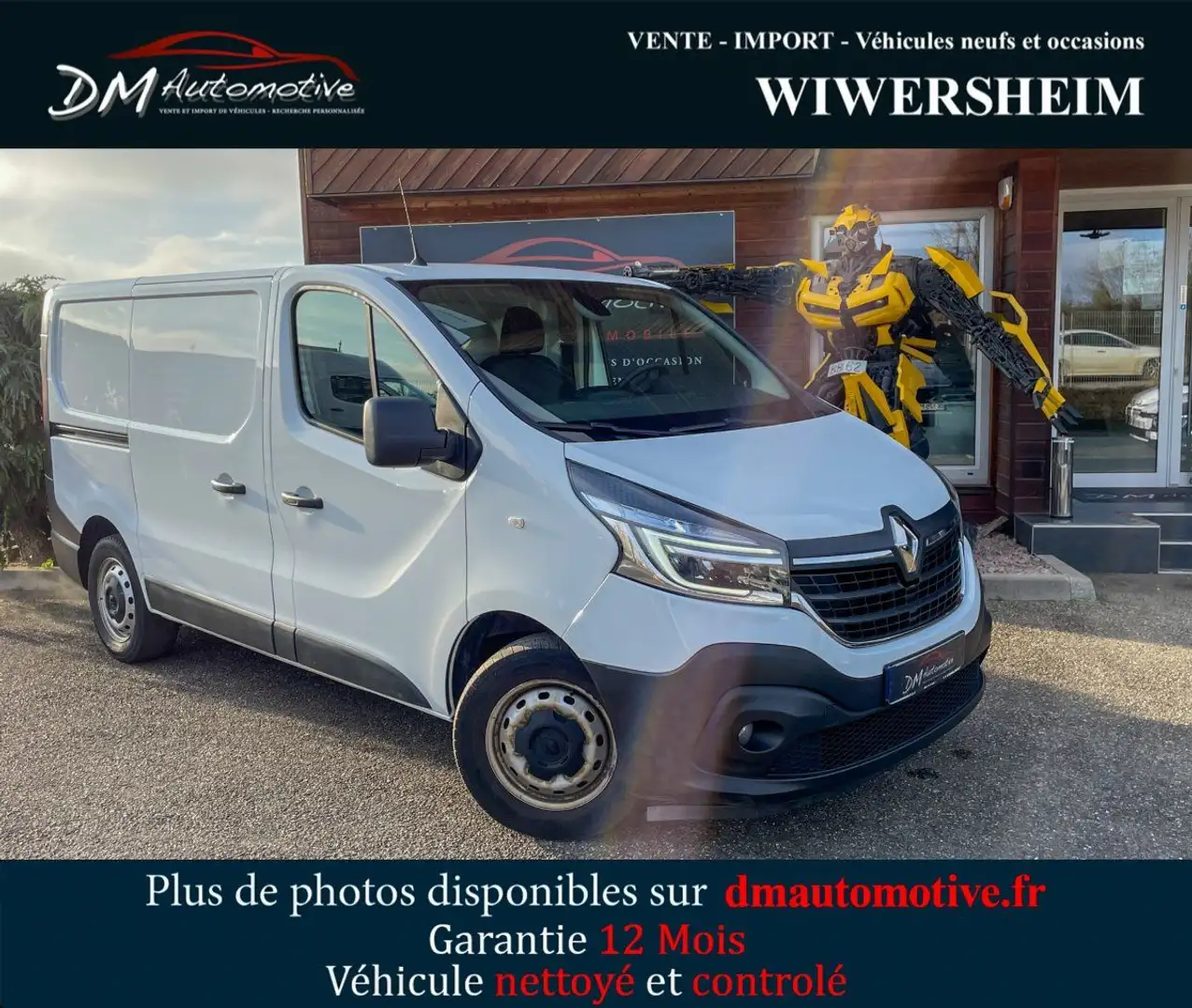 Renault Trafic (3) FG CF L1H1 1200 Energy dCi 145 EDC Blanc - 1