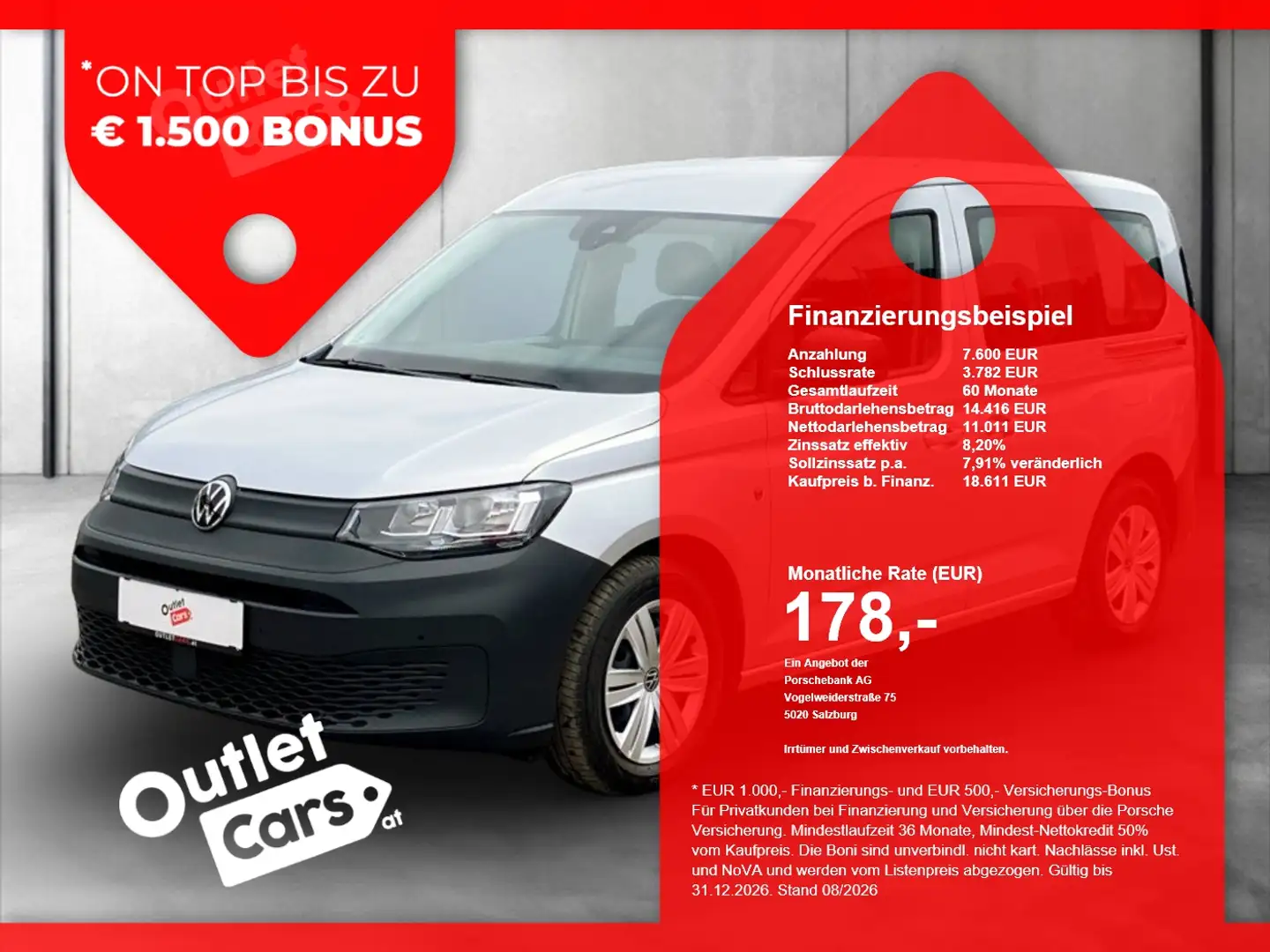 Volkswagen Caddy 2.0 TDI LED+NAVI+RADAR+PDC+SHZ+MEGAPREIS Silber - 1