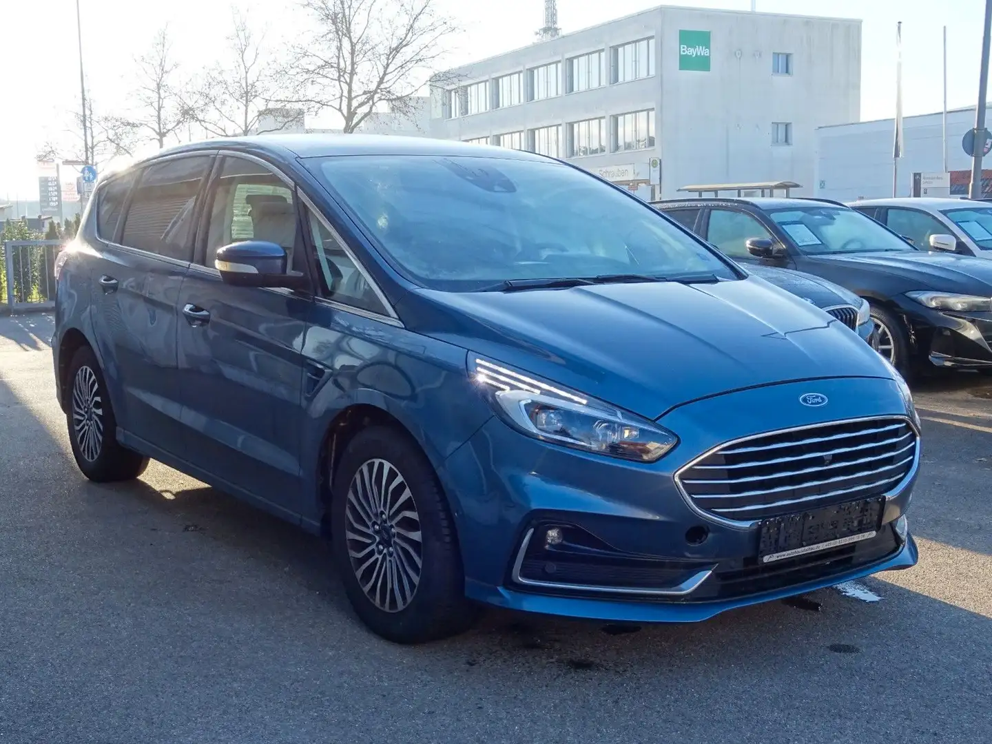 Ford S-Max 2,0 EcoBlue Titanium Aut 7Sit Navi LED Pan Blau - 1