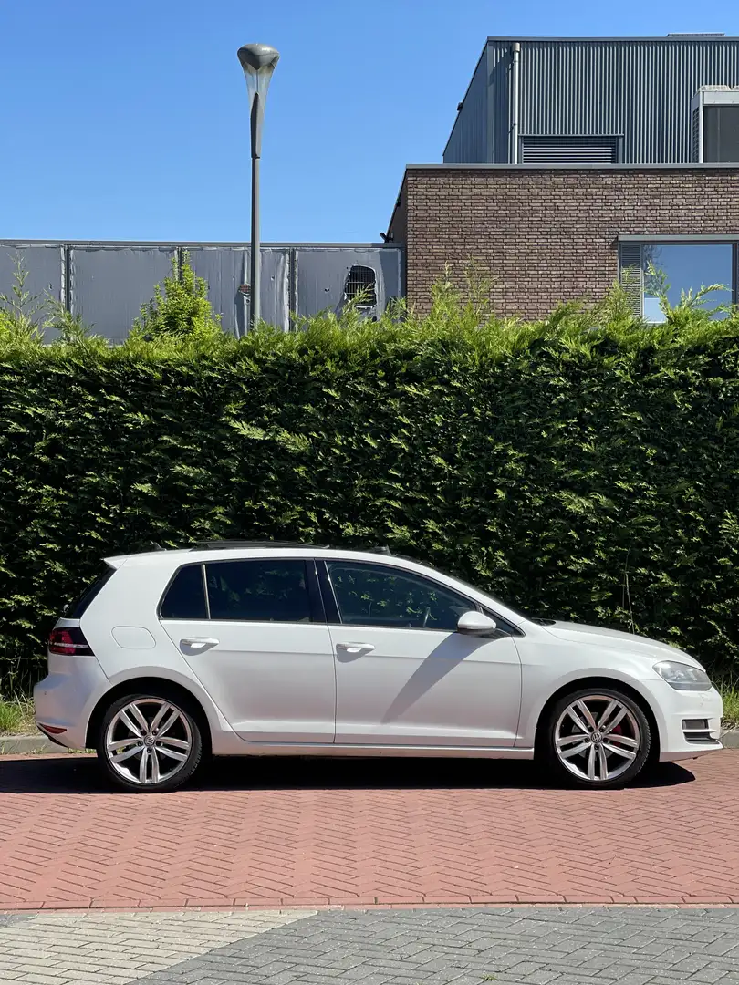 Volkswagen Golf 7 1.4 TSI  automaat pano keyles leer Wit - 2