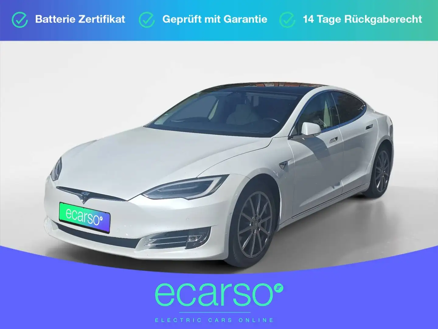 Tesla Model S Model S Maximale Reichweite 100kWh Weiß - 1