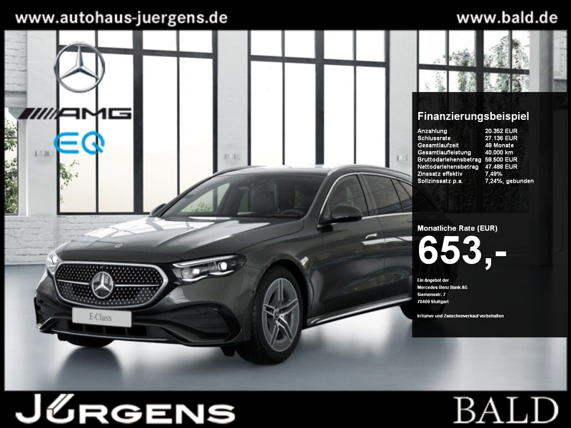 Mercedes-Benz E 450 4MATIC T-Modell AMG-Sport+Pano+Digital+AHK