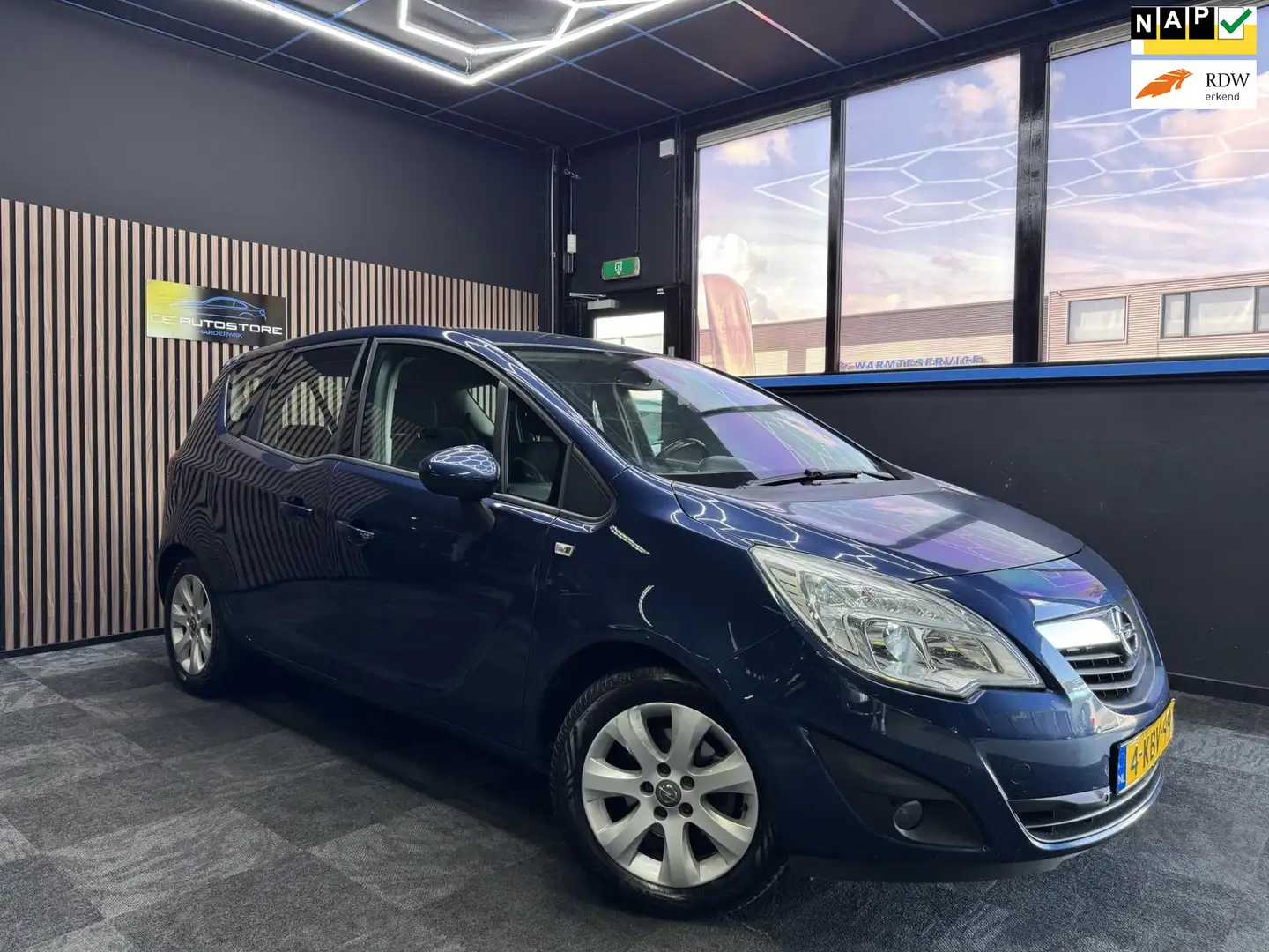 Opel Meriva 1.4 Turbo Business+ Airco Cruise Pdc Trekhaak deal Blauw - 1