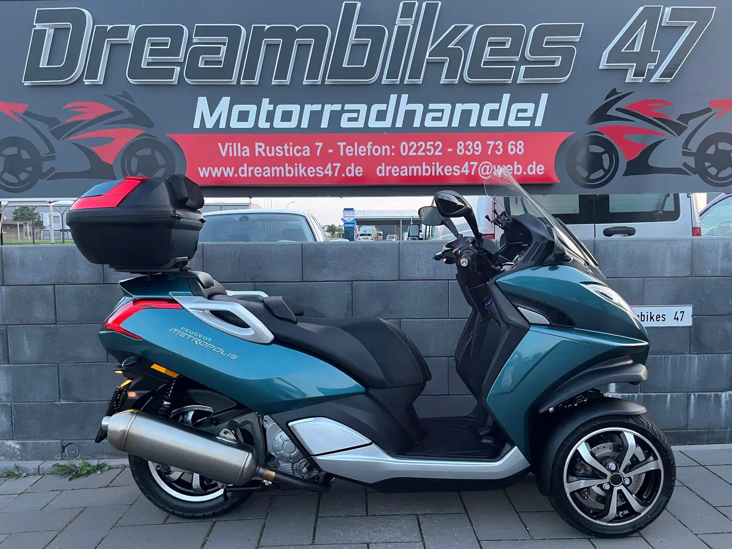 Peugeot Metropolis **TOP ZUSTAND**TOPCASE**INSPEKTION NEU** Blau - 1