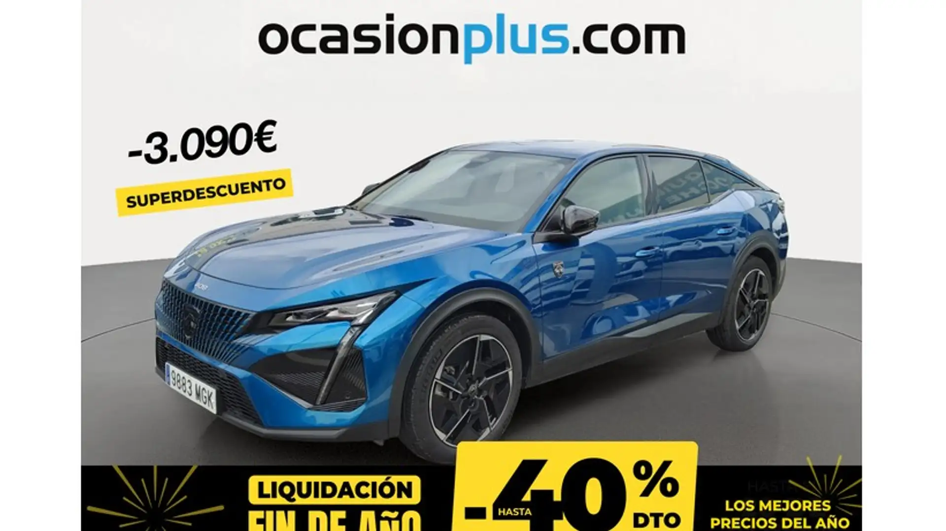 Peugeot 408 PureTech 130 GT EAT8 Bleu - 1