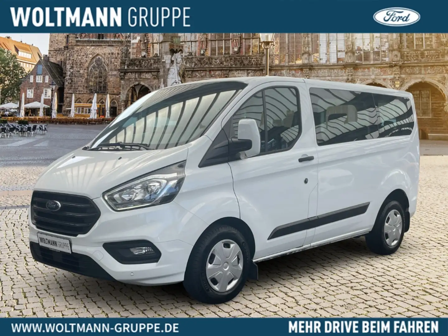 Ford Transit Custom Kombi 320 L1 Trend 2.0 L ,Klima v+h ,Sync 3,Rückfa Blanc - 1