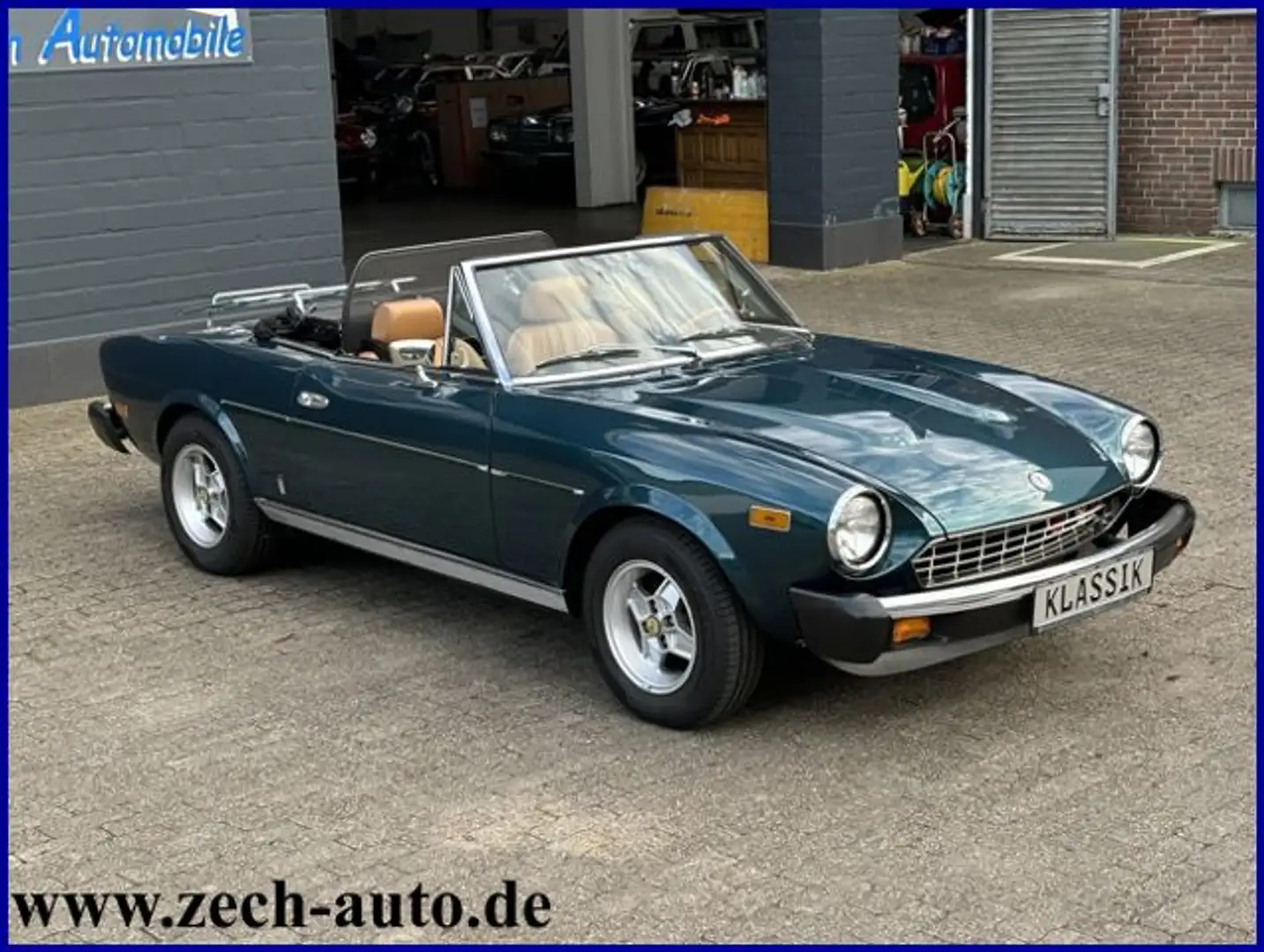 Fiat 124 Spider CS * Sehr schöner Gesamtzustand * Verde - 1