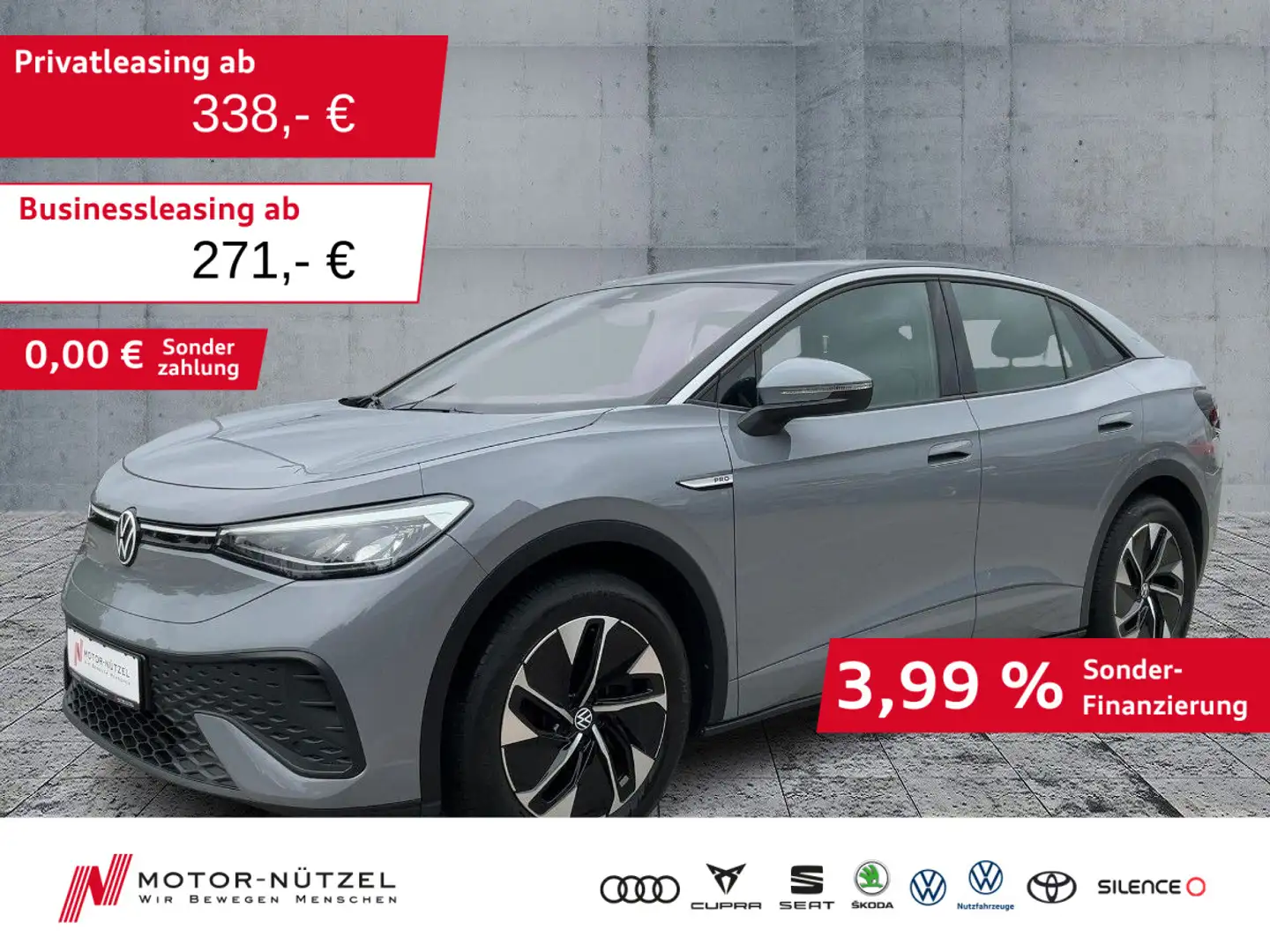 Volkswagen ID.5 150kw Pro Performance LED+NAVI+AHK+ACC+SHZ Grau - 1