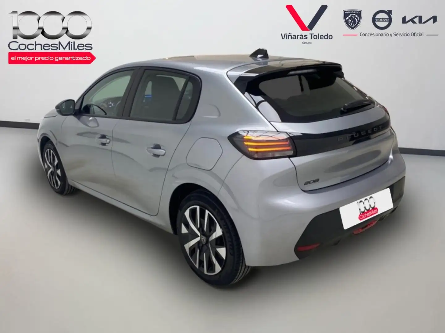 Peugeot 208 1.2 Puretech S&S Active 100 Gris - 2