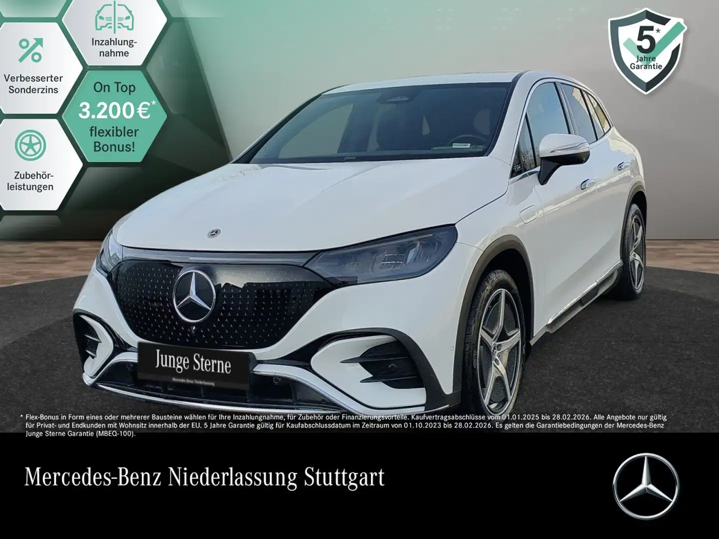Mercedes-Benz EQE SUV EQE 350 AMG+360+AHK+LED+TOTW+KEYLESS Weiß - 1