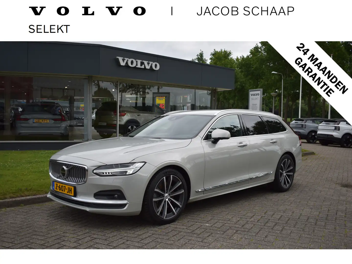 Volvo V90 B4 Mild-Hybride 197PK Inscription | Diesel | Bower Srebrny - 1