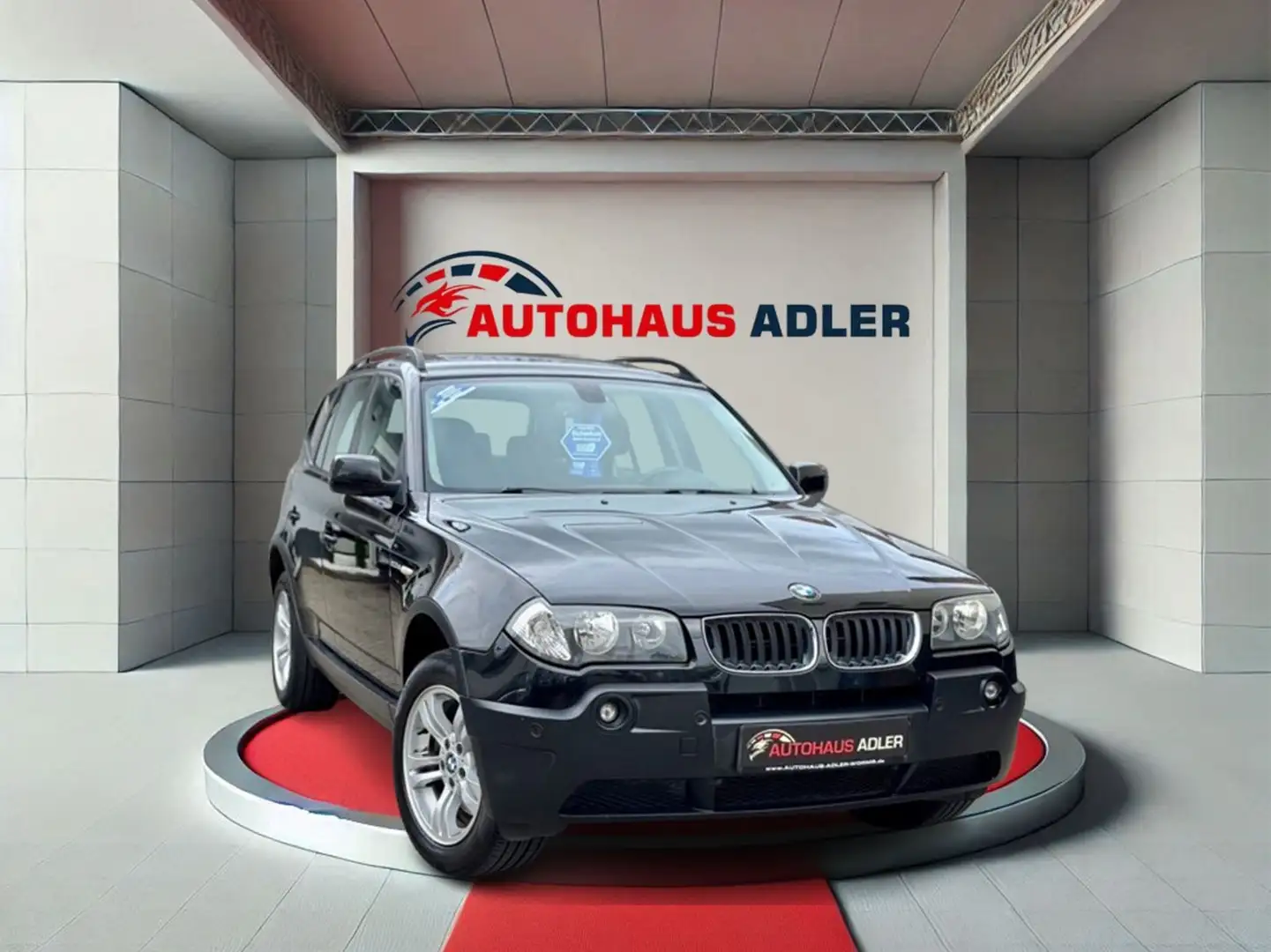 BMW X3 xDrive 2.0D*6-GANG*PDC*LHZ*2SH*PANO*TEMP*8XBR Noir - 1