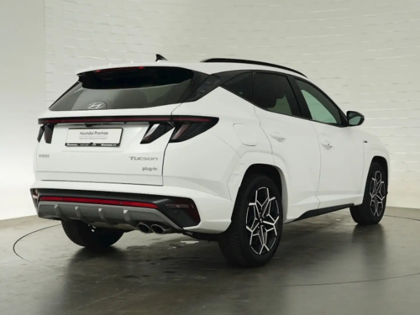 Hyundai TUCSON PHEV N-LINE AT 4WD+VOLL LED+NAVI+RÜCKFAHRKAMERA+SI Blanc - 2