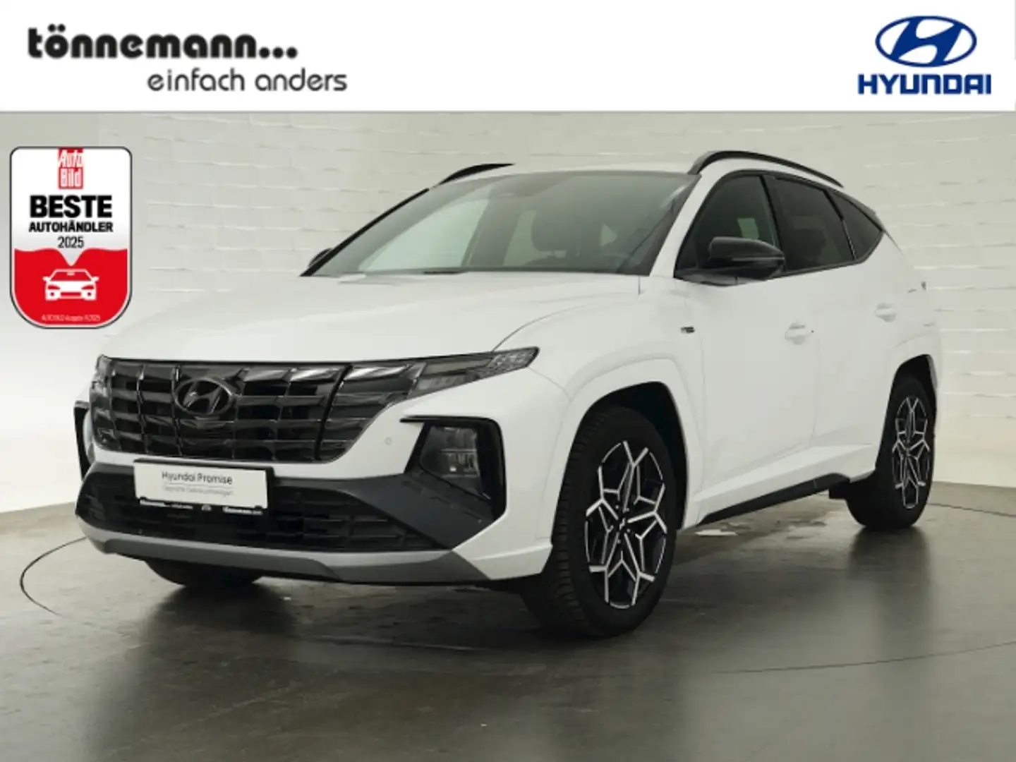 Hyundai TUCSON PHEV N-LINE AT 4WD+VOLL LED+NAVI+RÜCKFAHRKAMERA+SI Blanc - 1