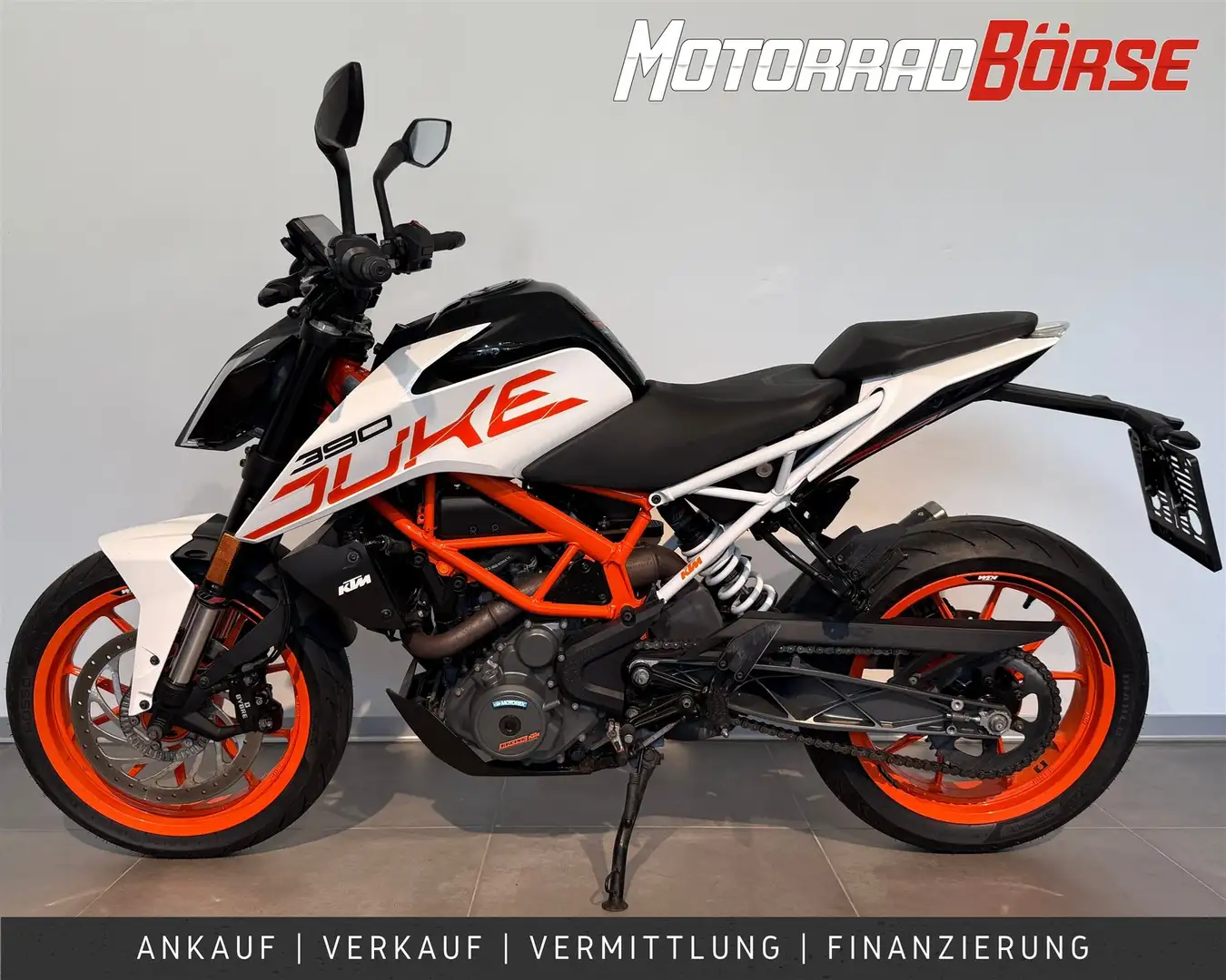 KTM 390 Duke Teilzahlung ab 38 Euro monatlich Weiß - 2