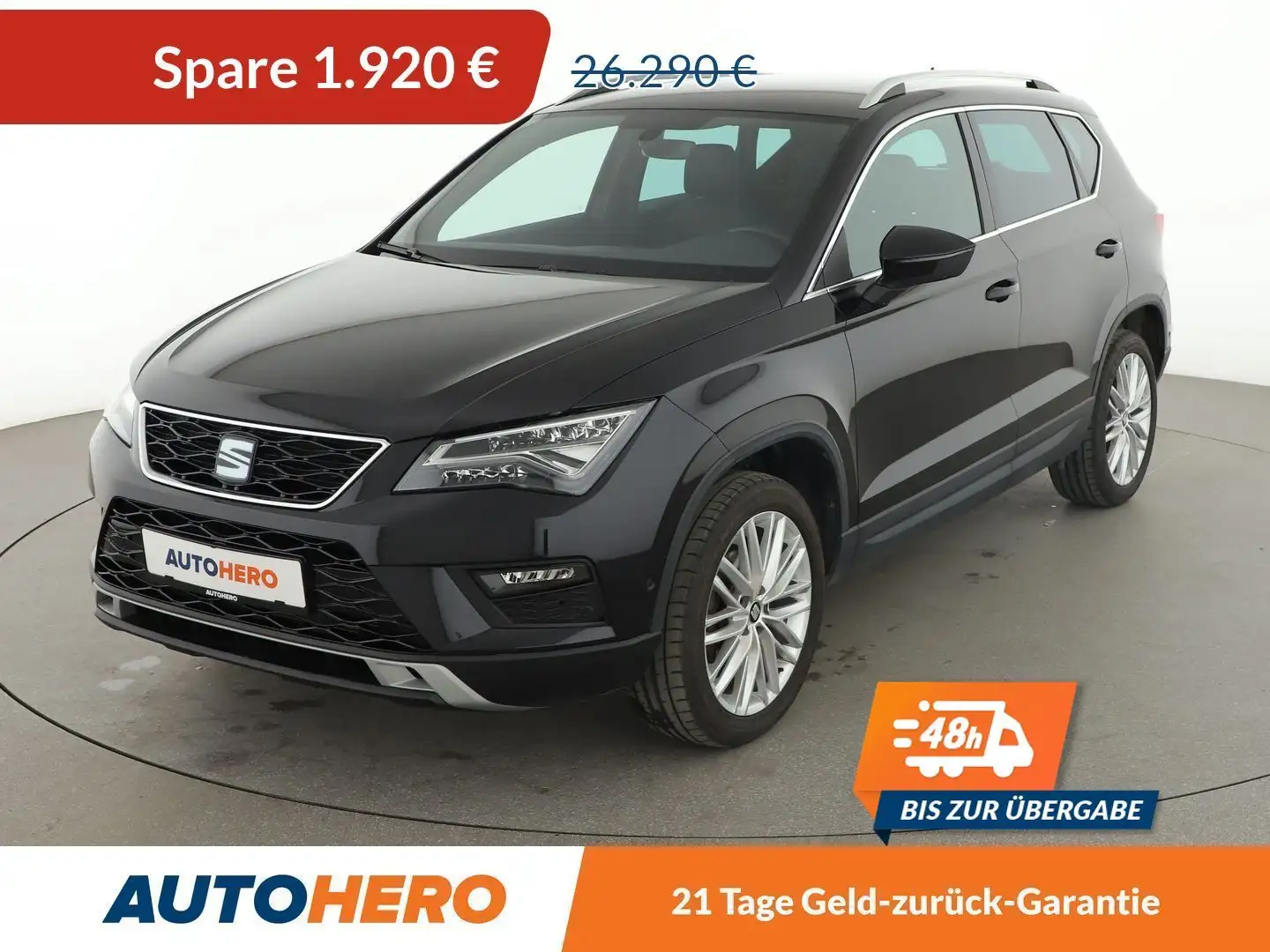 SEAT Ateca 1.5 TSI ACT Xcellence Aut.*NAVI*BEATS*ACC*LED* Schwarz - 1