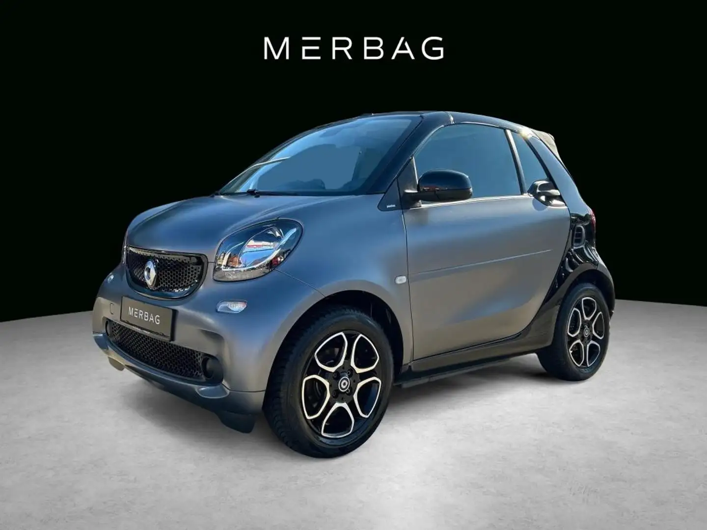 smart forTwo cabrio 52 kW twinamic SHZ KlimaA LM Gris - 1
