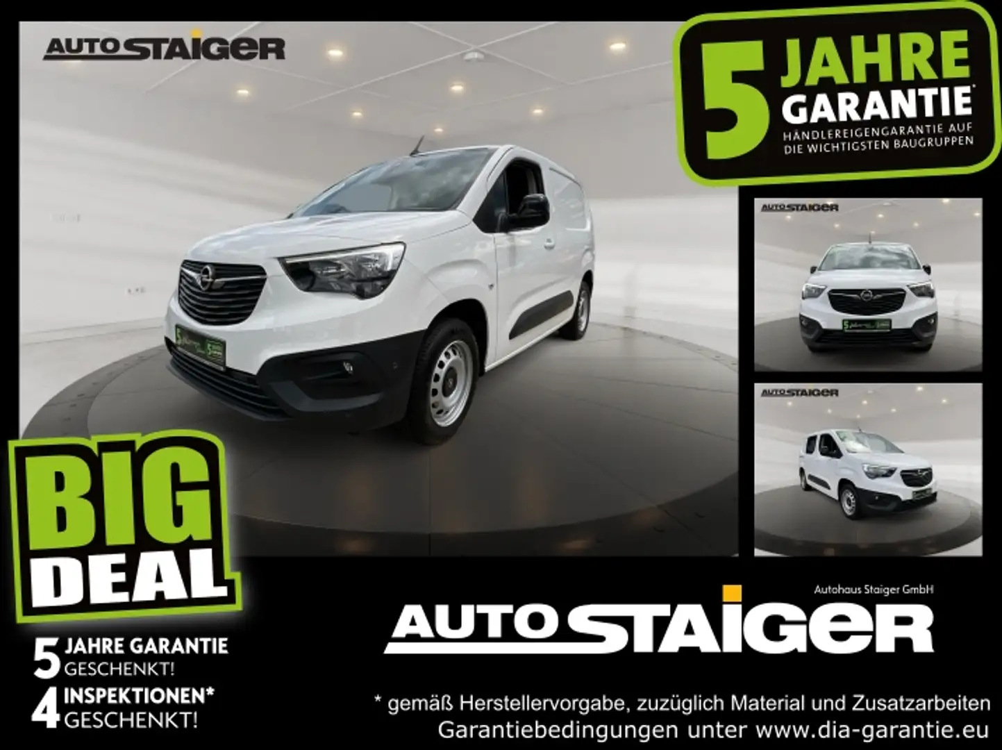 Opel Combo Edition Chef-Ausstattung ACC+Navi+SHZ+PDC Blanc - 1