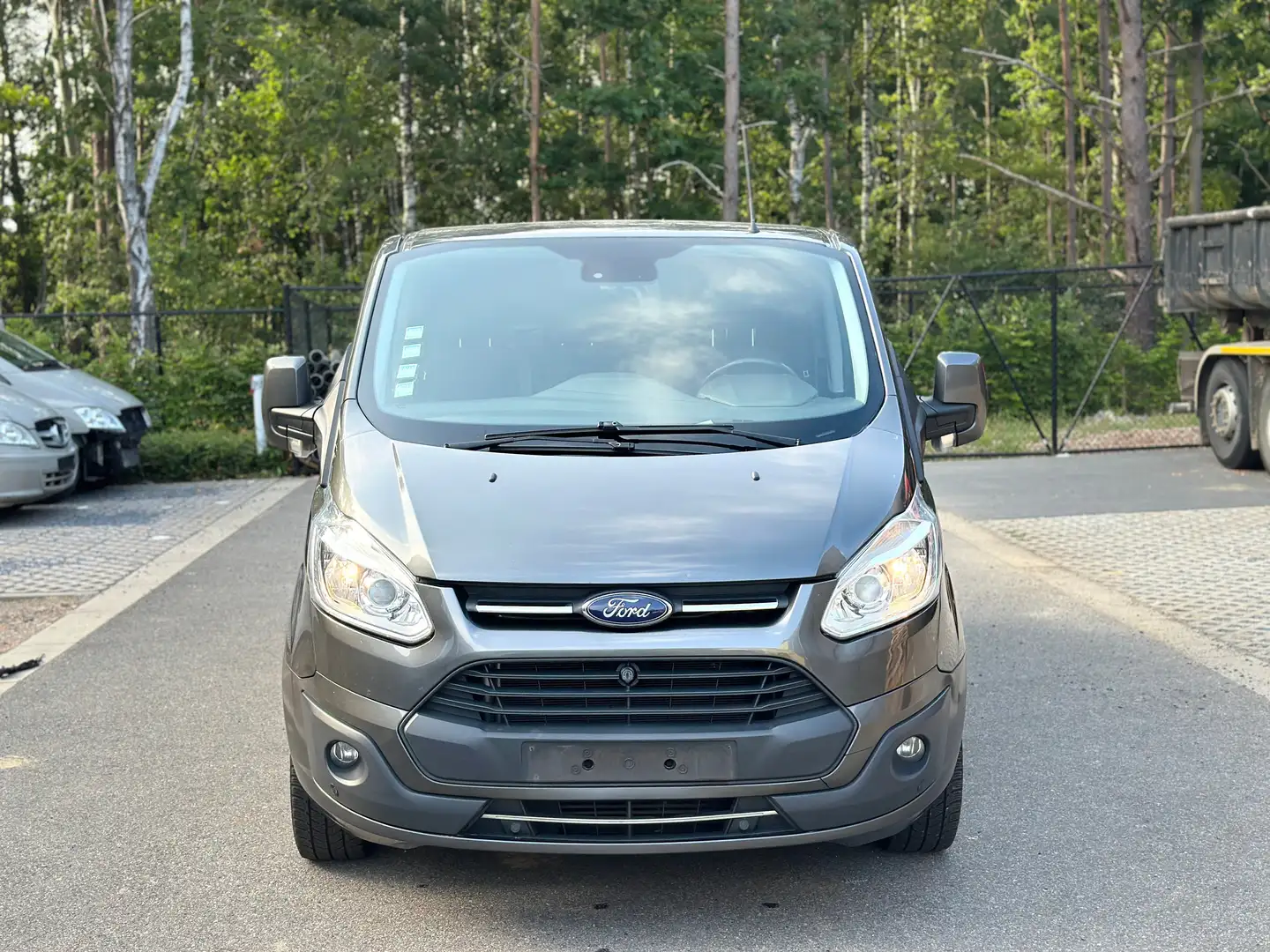 Ford Transit Custom L2H1 *Automaat*6 Zits*A/C*NEW MOTOR Grijs - 2