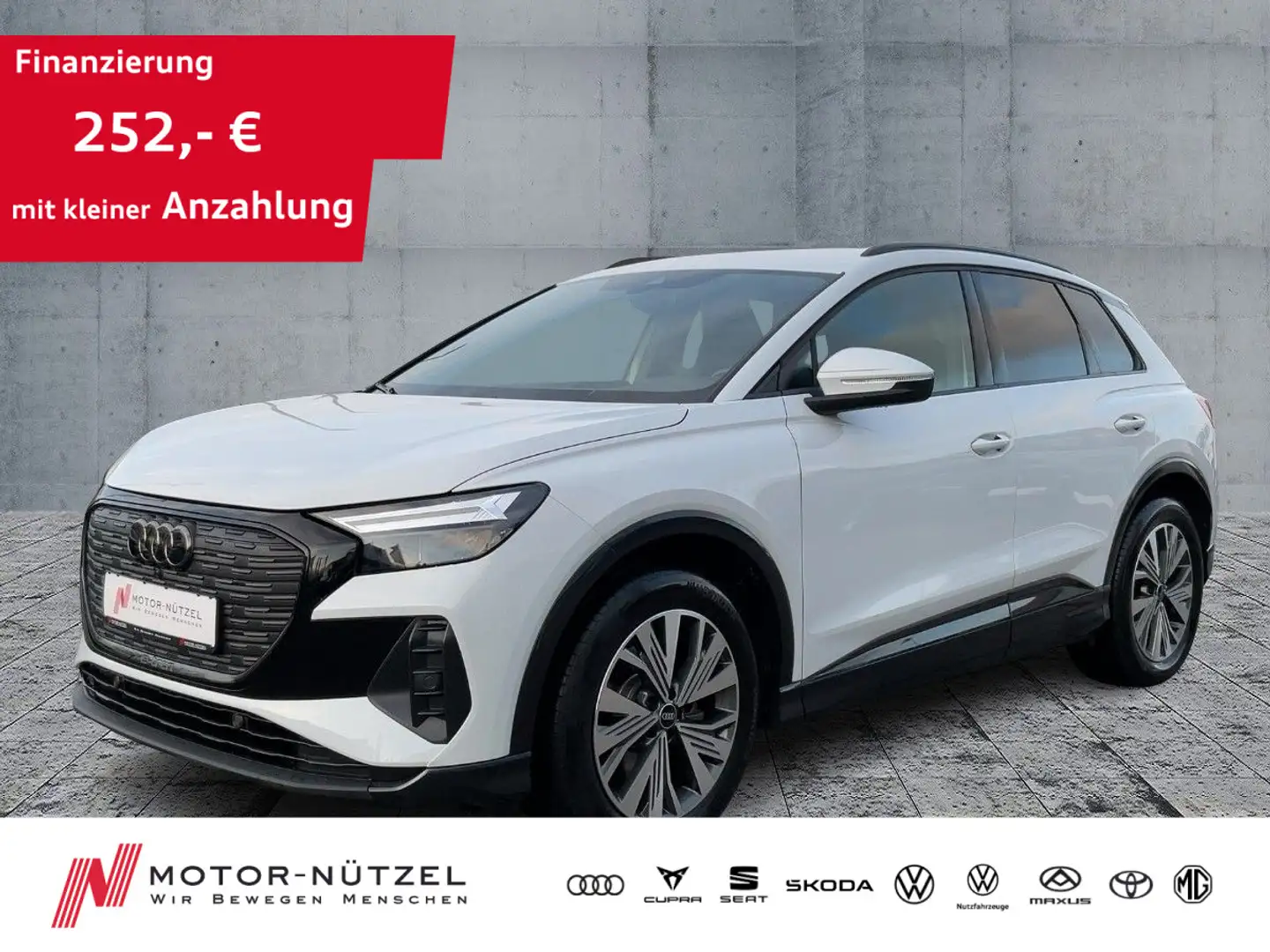 Audi Q4 e-tron 35 ADVANCED LED+NAVI+PDC+SHZ+19"LM Weiß - 1