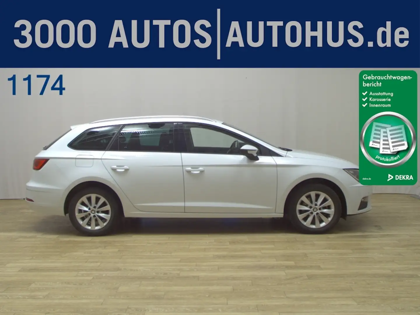 SEAT Leon ST 1.6 TDI Style Navi LED Shz RFK Weiß - 1