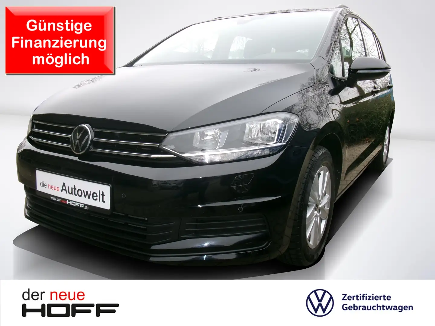 Volkswagen Touran 1.5 TSI Comfortline AB 1,99% Navi 7 Sitzer App All Fekete - 1