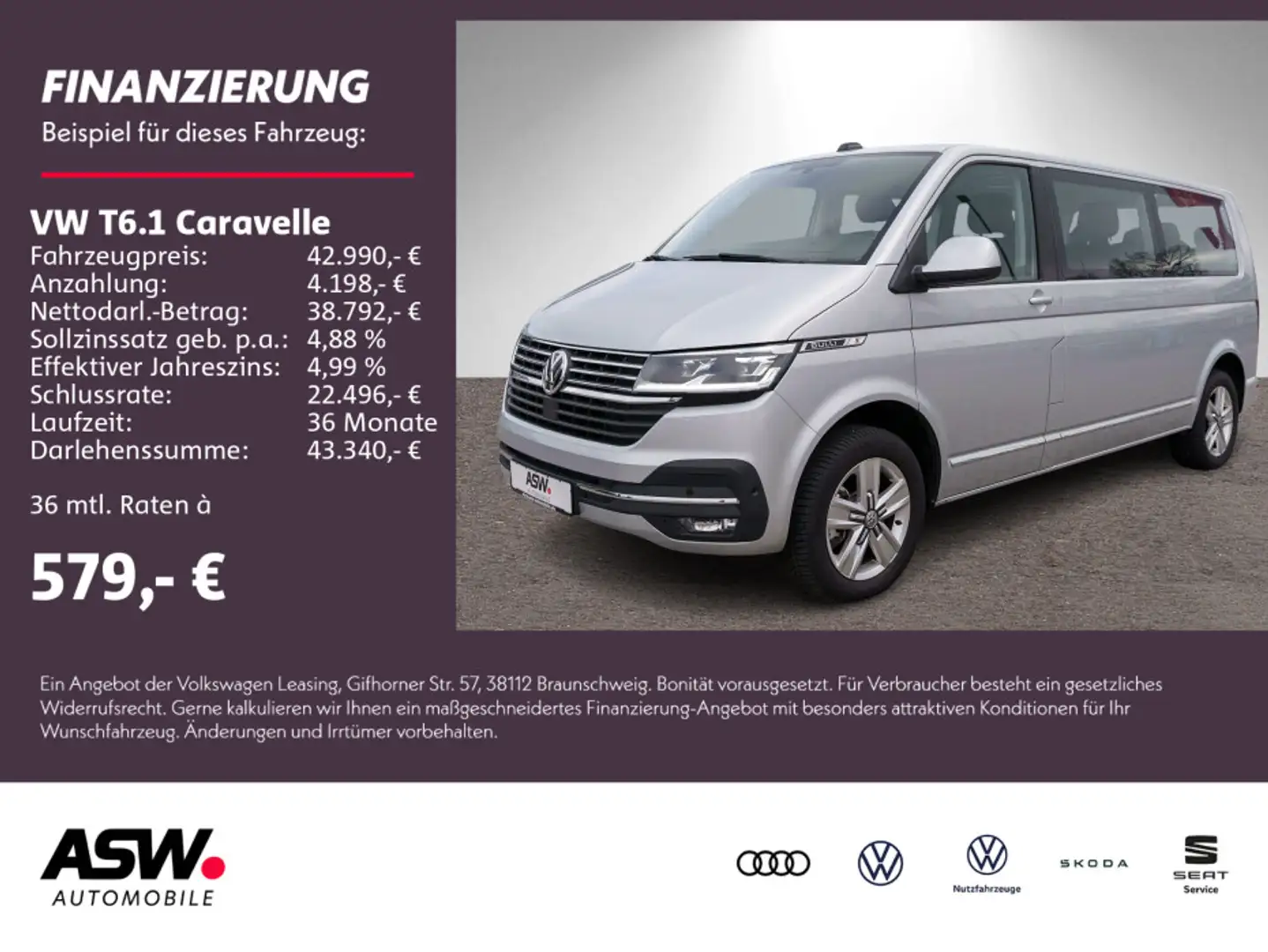 Volkswagen T6.1 Caravelle Comfortline LANG 2.0 TDI DSG 9-S Argintiu - 1