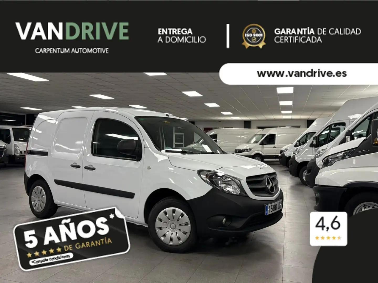 Mercedes-Benz Citan N1 Furgón 109CDI BE Largo Blanco - 2
