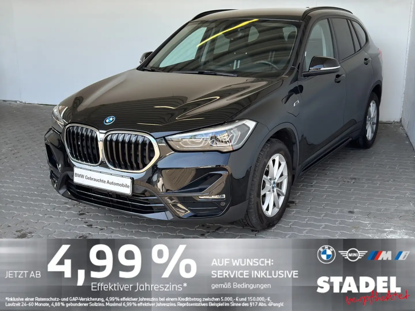 BMW X1 xDrive25e Sport Line Schwarz - 2