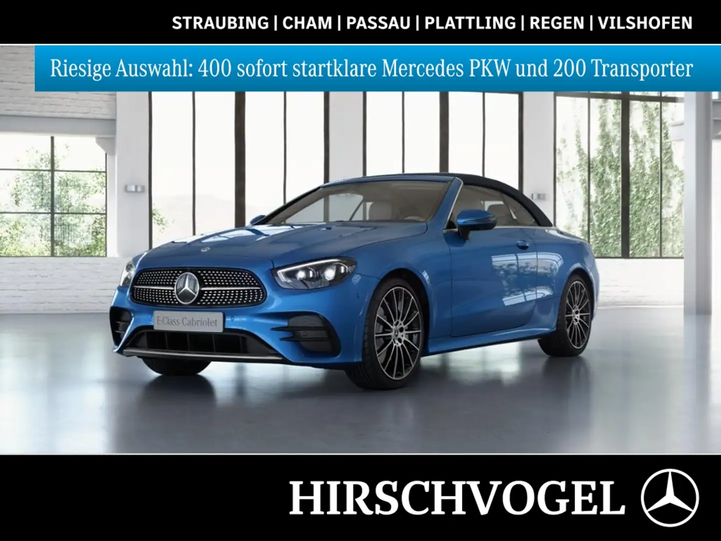 Mercedes-Benz E 450 4M AMG-Line+AIRSCARF+AIRCAP+DISTRONIC+MBUX Blau - 1