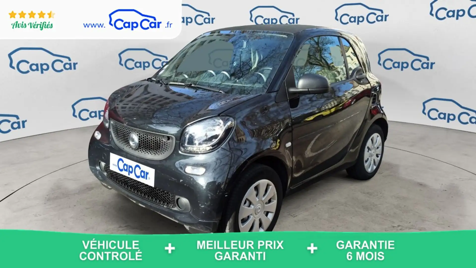 smart forTwo III 1.0 71 Pure Noir - 1