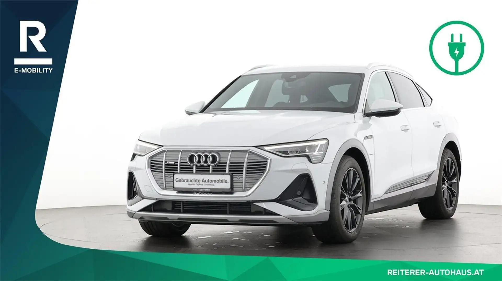 Audi e-tron SB 50 quattro S-Line Weiß - 1