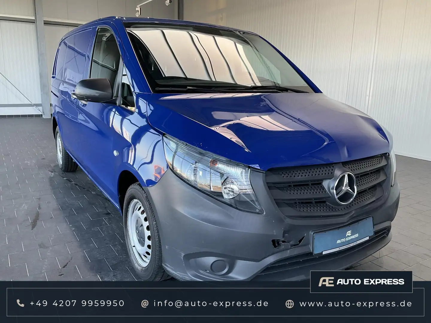 Mercedes-Benz Vito 110 kompakt+Sortimo-Regale+ Blu/Azzurro - 1
