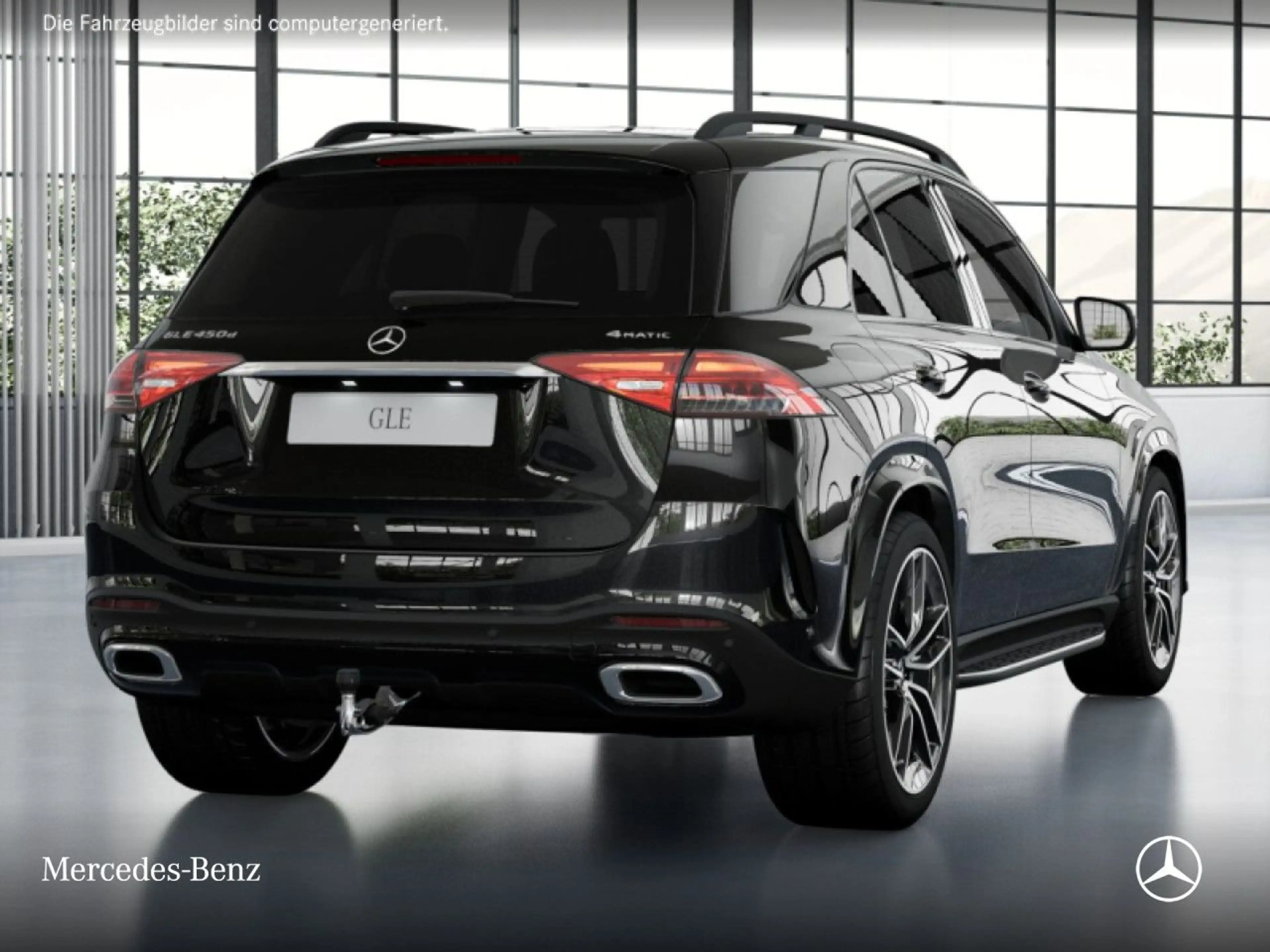 Mercedes-Benz GLE 450 d 4M AMG+NIGHT+PANO+360+AHK+MULTIBEAM+22" — photo 4