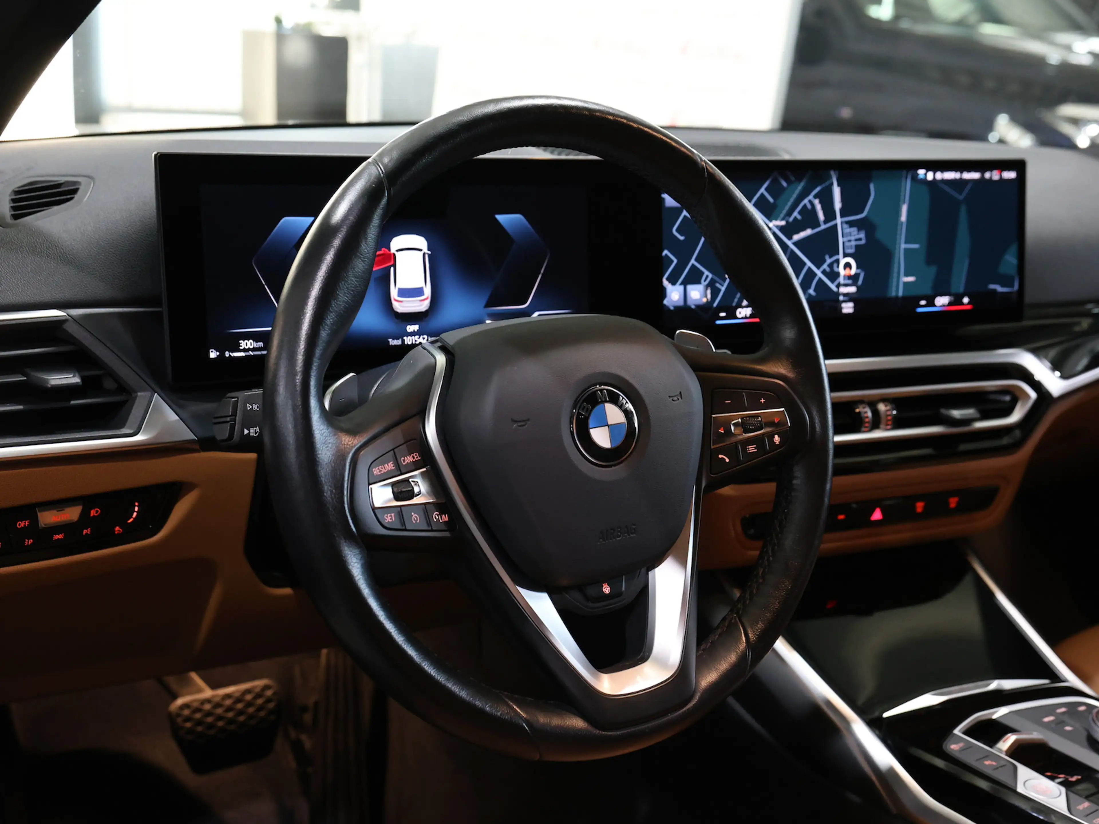 BMW 318 318d Touring SPORT WHITE & BROWN / CURCED, LED — photo 14