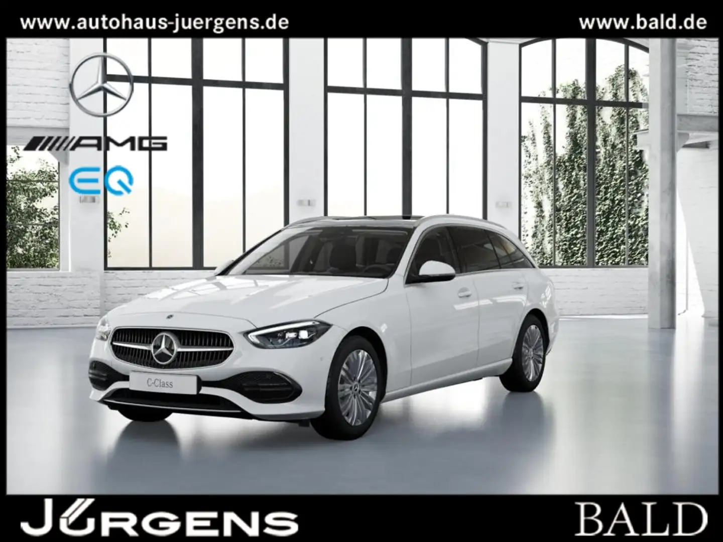 Mercedes-Benz C 180 T Avantgarde/Pano/Distr/Shz-Fond/Memo/Totw Weiß - 1