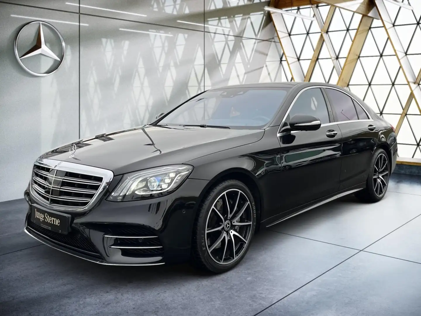 Mercedes-Benz S 560 4MATIC Limousine AMG HUD*Pano*Massage*StHz Schwarz - 2