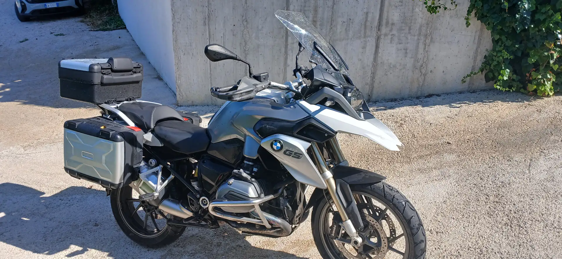 BMW R 1200 GS ABS, ESA, 2015 Bianco - 1