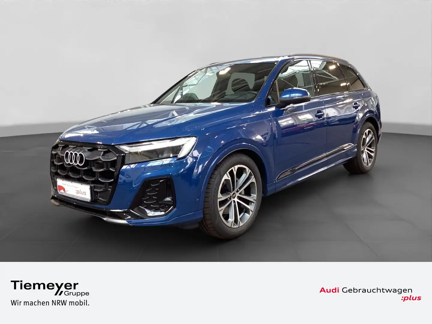 Audi Q7 45 TDI Q 2x S LINE PANO LUFT HuF AHK Blau - 1