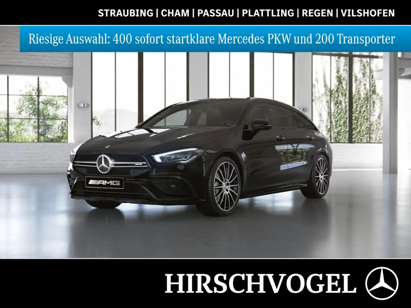 Mercedes-Benz CLA 35 AMG 4M SB Night+AHK+MULTIBEAM+MBUX+Navi-P Negru - 1